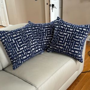 Set of 3  down pillows